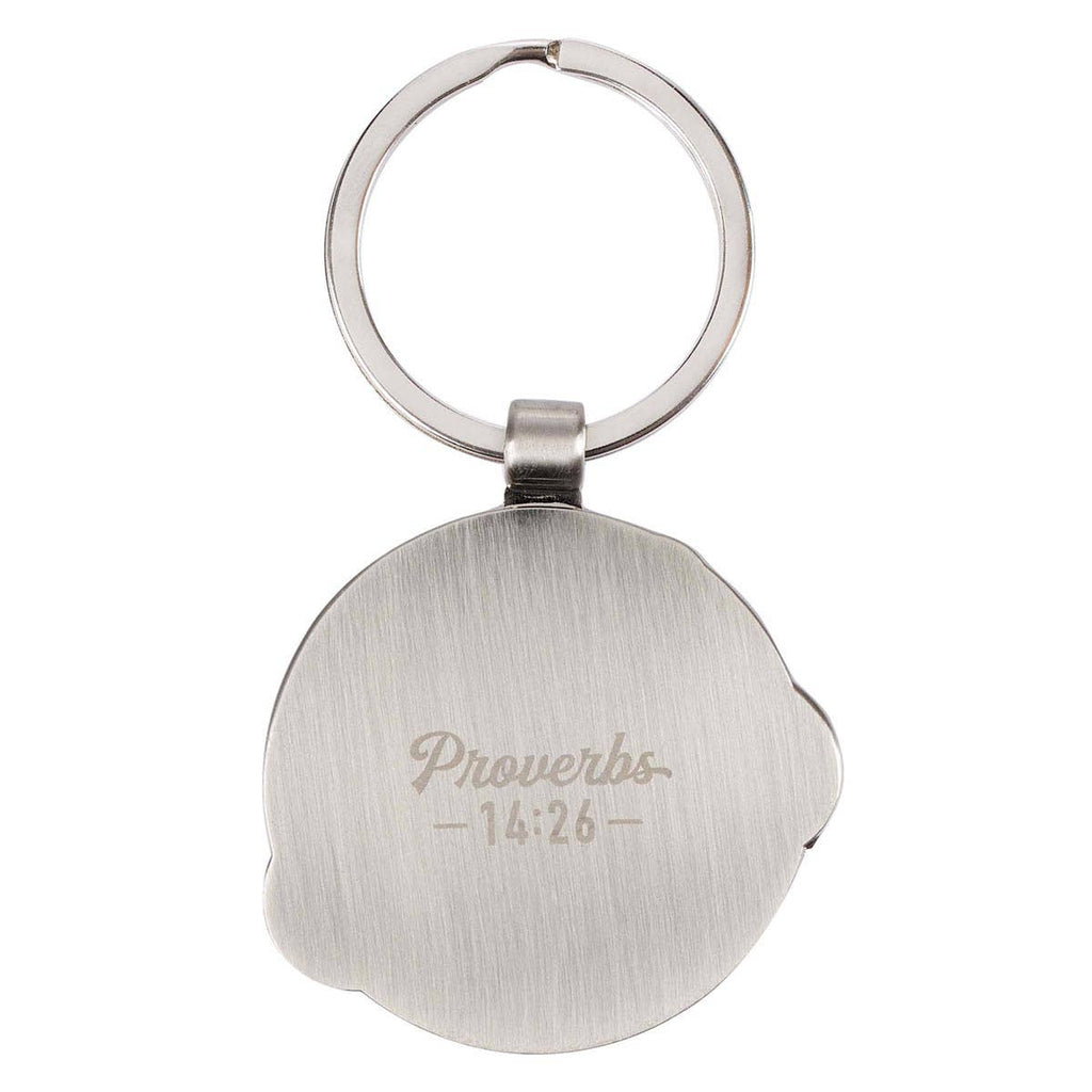 Keychain in Tin My Dad My Hero Prov. 14:26
