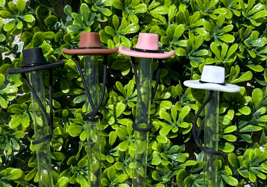 Cowboy Hat Straw Toppers