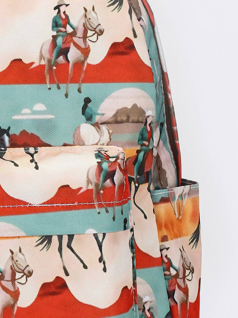 Kids Western Canvas Backpack