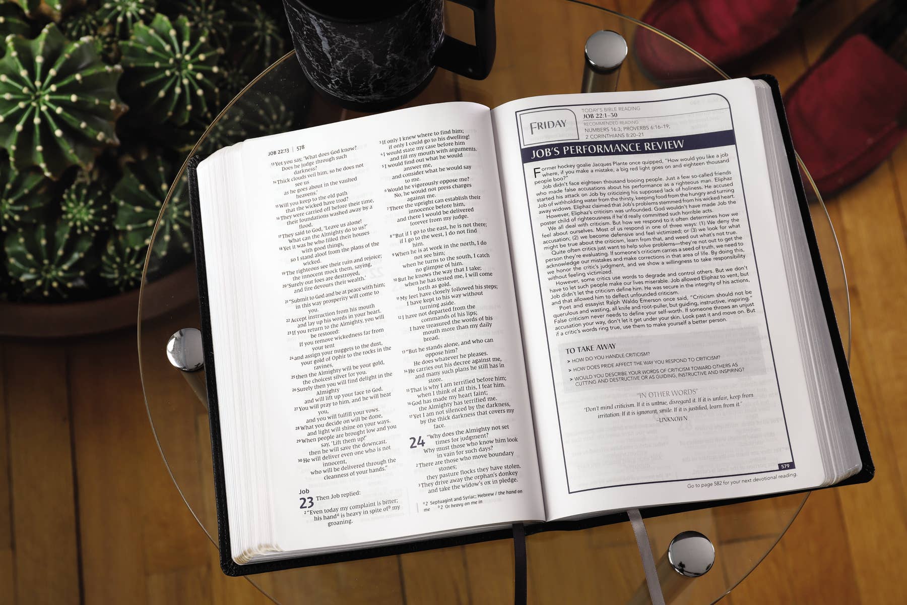NIV, Men's Devotional Bible, Large Print