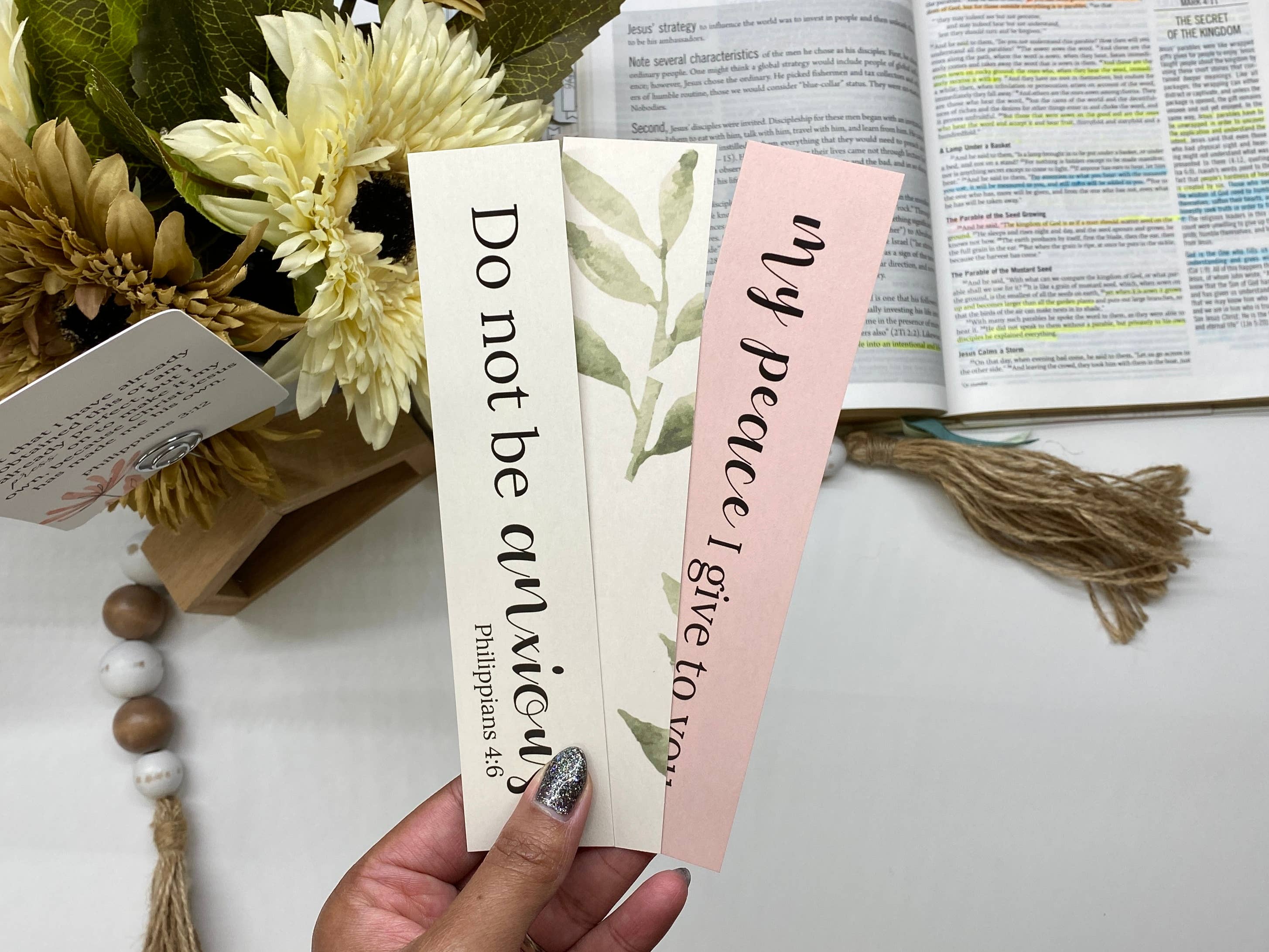 Bookmark Calming Scripture