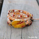 Bloodstone & Red Jasper Wrap Bracelet