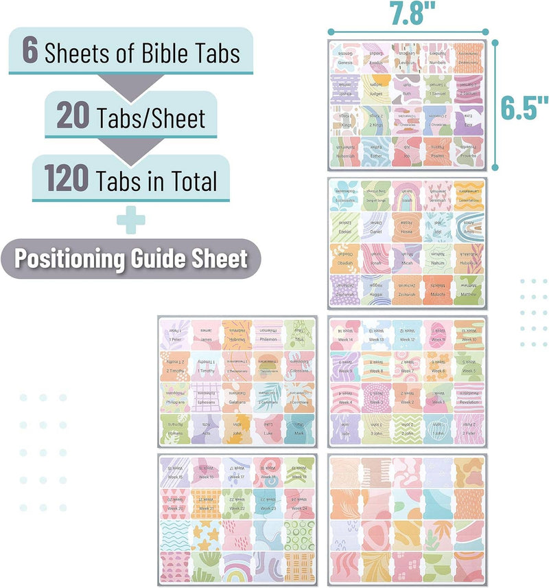 Mr. Pen Bible Tabs - 120 Easy-Organizing Tabs