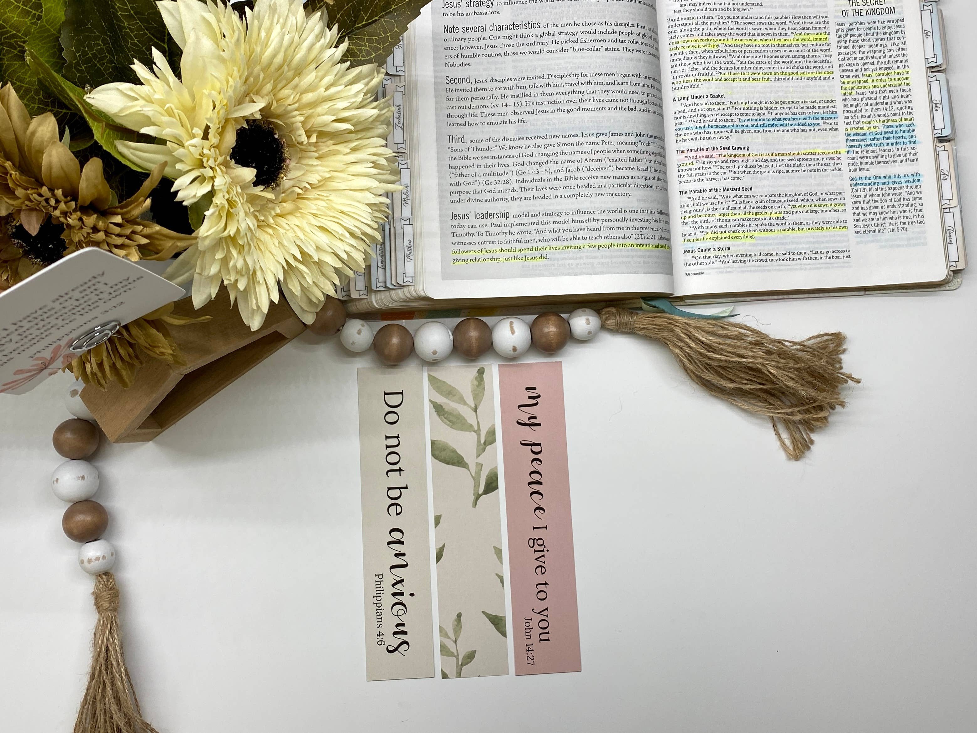 Bookmark Calming Scripture