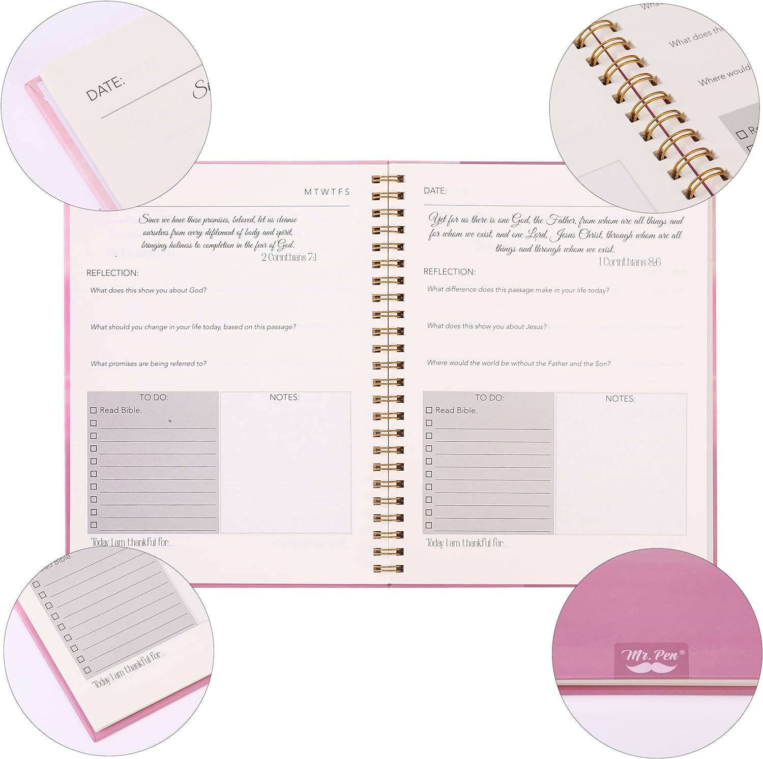 Mr. Pen Pink Bible Journaling Kit