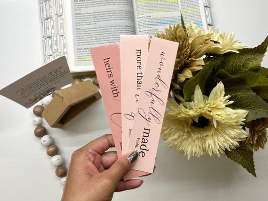 Who God says you are Bible Verse Bookmarks