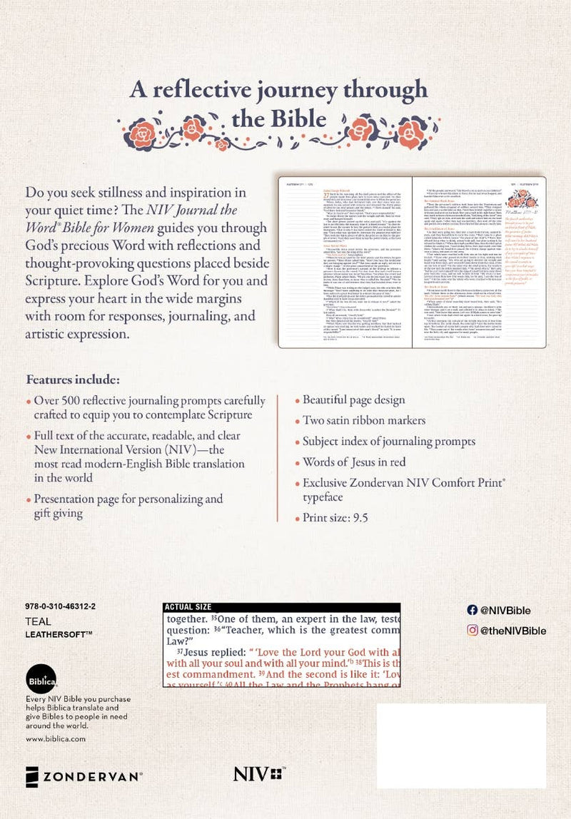 NIV Journal The Word Bible For Women