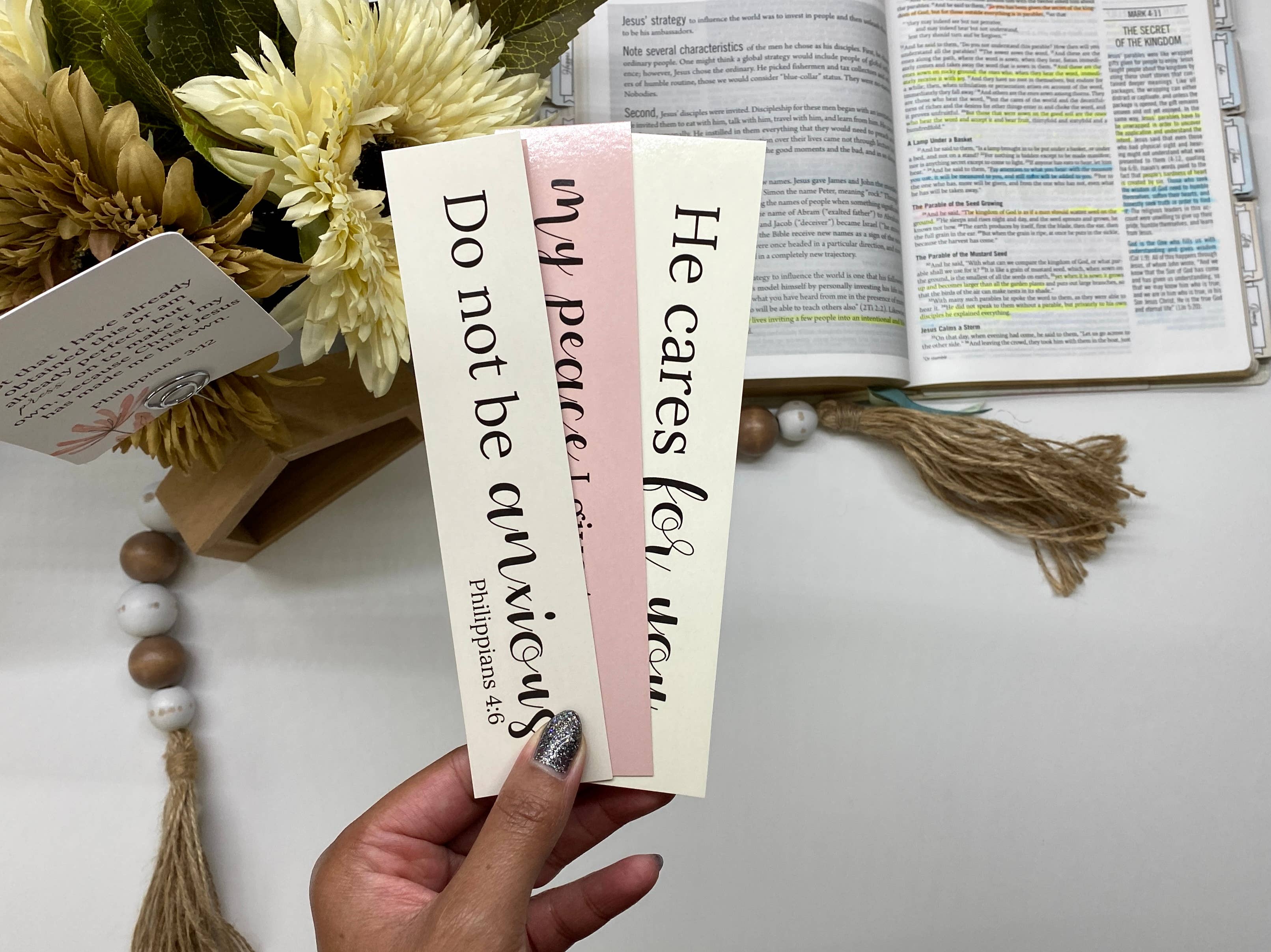 Bookmark Calming Scripture