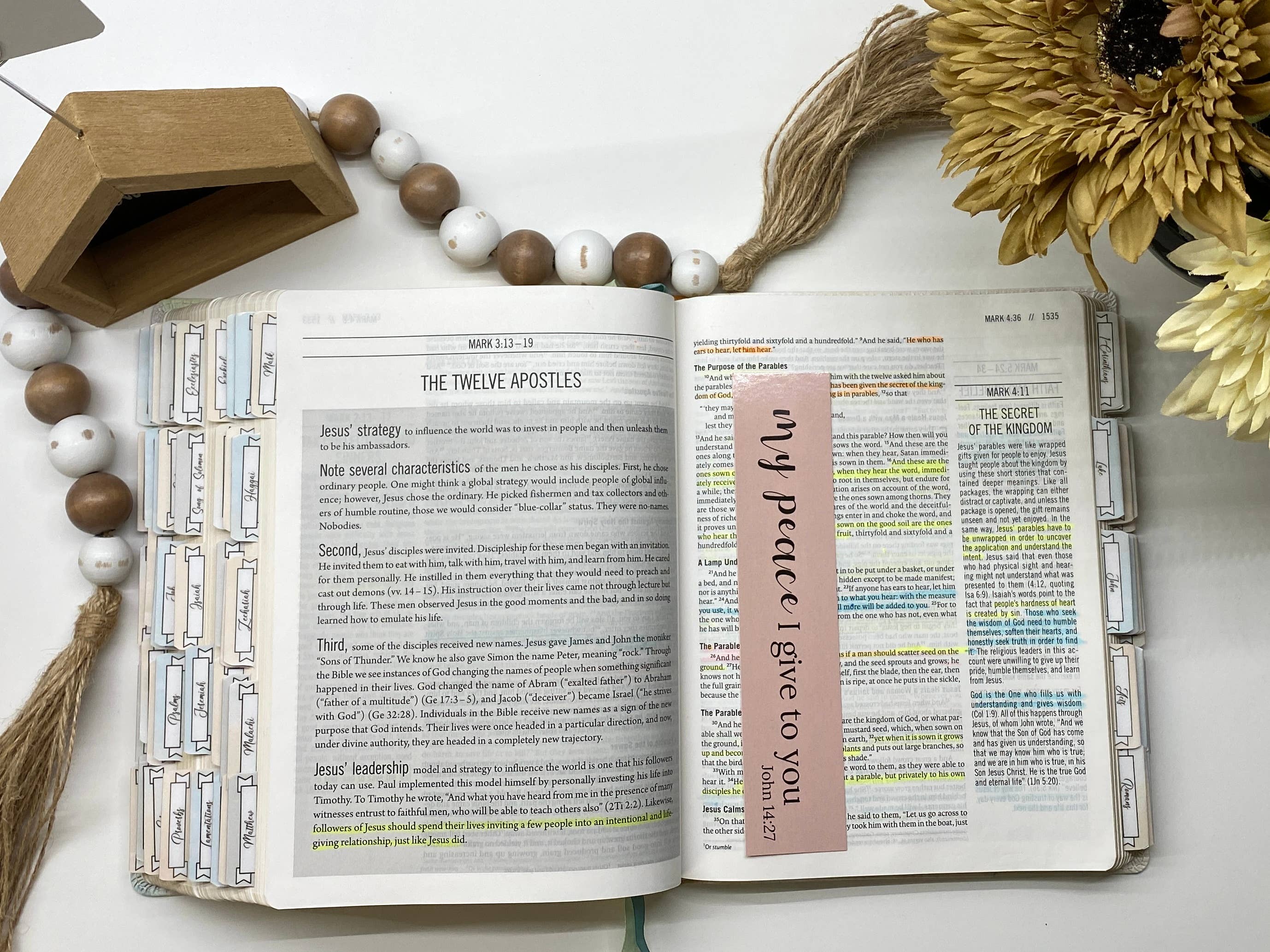 Bookmark Calming Scripture