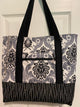 Black and white with black base/straps
